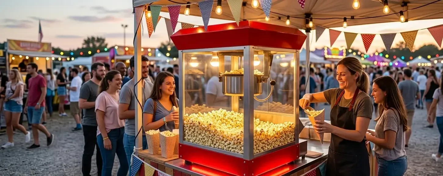 Alquiler de crispetera para eventos