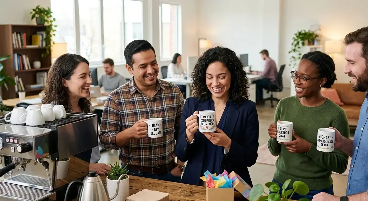 Mugs personalizados: El regalo clásico que nunca pasa de moda en la oficina