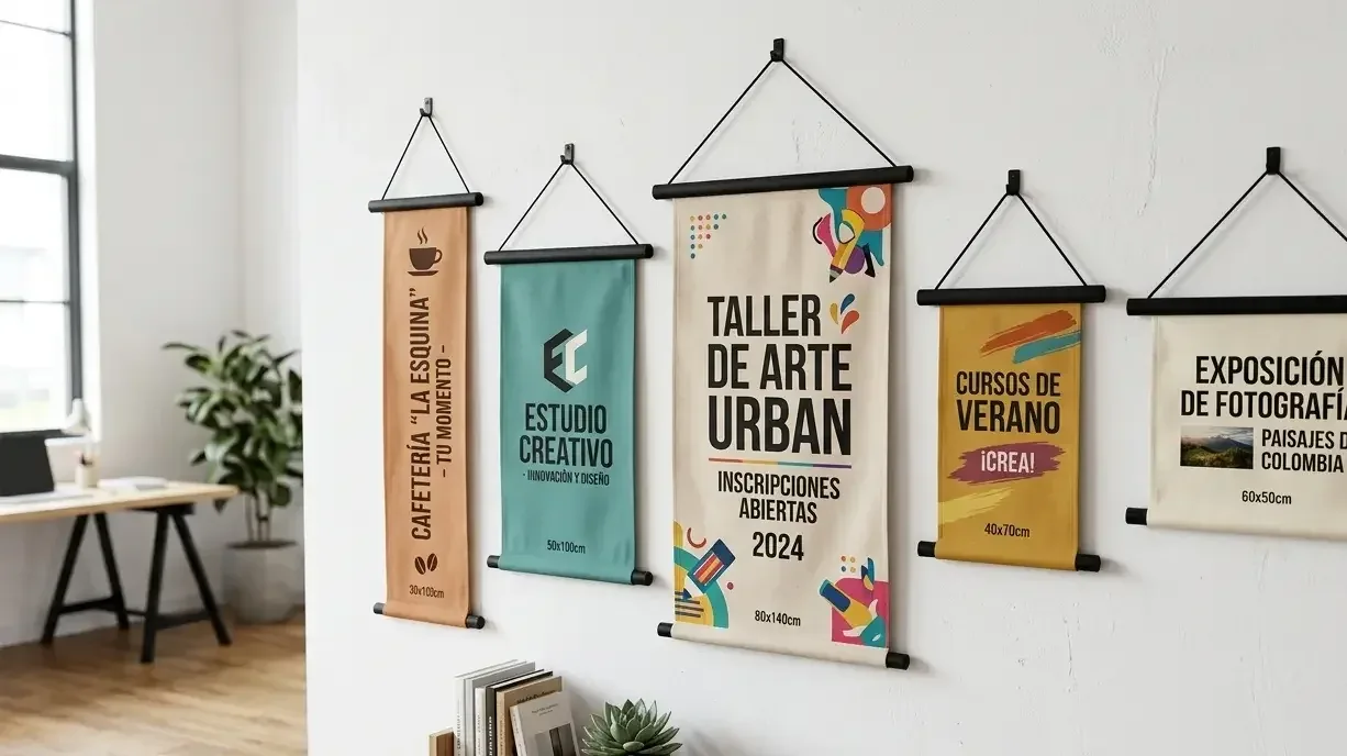 Pendones publicitarios