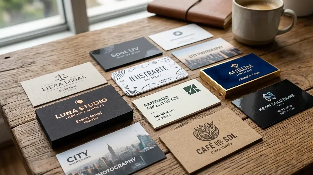 Tarjetas de presentación personalizadas